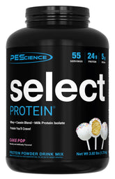 PEScience envase frontal Cake Pop mostrando porciones y diseño atractivo