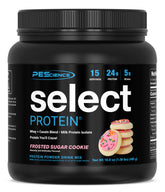 PEScience envase frontal Frosted Sugar Cookie mostrando diseño claro y beneficios
