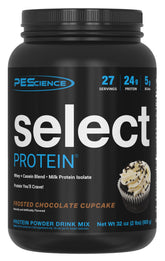PEScience envase frontal del producto mostrando sabor y tamaño, ideal para identificar el producto