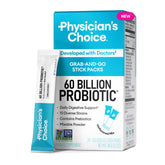 Physician's CHOICE envase frontal mostrando sticks y beneficios prácticos