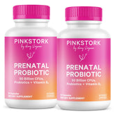 Pink Stork frasco frontal mostrando diseño y beneficios visibles