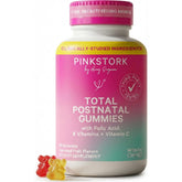 Pink Stork empaque frontal que facilita identificar el producto y su uso posparto