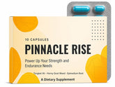 Pinnacle Rise vista frontal del envase con enfoque en claridad de ingredientes