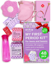 Pixie Cup pack frontal mostrando el kit completo y preparación tranquila