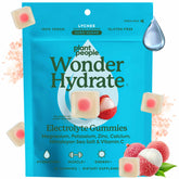 Plant People envase frontal de WonderHydrate mostrando formato resealable y beneficios
