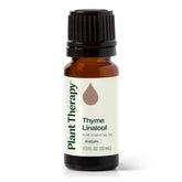 Plant Therapy frasco frontal mostrando etiqueta clara y formato 10 mL, ideal para mezclas
