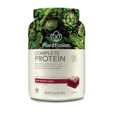 PlantFusion envase frontal Red Velvet mostrando etiqueta clara y beneficio proteico