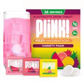 Plink frontal del empaque mostrando pack de 36 y variedad de sabores
