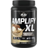 PMD envase frontal Amplify XL mostrando diseño y sabor vainilla