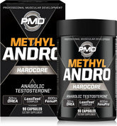 PMD etiqueta frontal del producto mostrando beneficios de fuerza