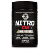 PMD Nitro CM frente del envase mostrando diseño y beneficio vascular