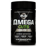 PMD Omega Cuts Elite frente del empaque mostrando el producto y beneficio definicion