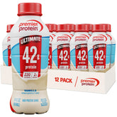 Premier Protein envase frontal mostrando 42g proteína, práctico para llevar