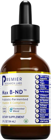 Premier Research Labs botella frontal mostrando etiqueta y tamaño práctico