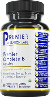 Premier Research Labs frasco delante mostrando tamaño y diseño, confianza de marca