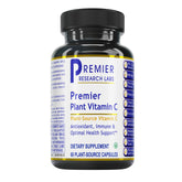 Premier Research Labs envase frontal de vitamina C muestra etiqueta clara y beneficios