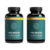 Primal Harvest frasco delantero con etiqueta clara y beneficios visibles