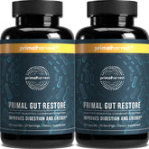 Primal Harvest frasco delantero mostrando etiqueta clara y beneficios