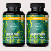 Primal Harvest frasco delantero mostrando la etiqueta clara y beneficios del producto