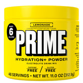 PRIME HYDRATION envase frontal muestra formato a granel y facilidad de servicio