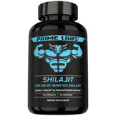 Prime Labs frasco frontal mostrando diseño y cantidad de cápsulas