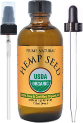 PRIME NATURAL frasco ámbar 120 ml con etiqueta, protege nutrientes