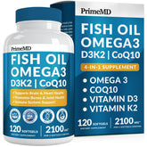 PrimeMD envase frontal mostrando 120 softgels y beneficios clave
