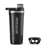 PROCHAIN shaker frente mostrando diseño ergonómico y aislamiento de acero