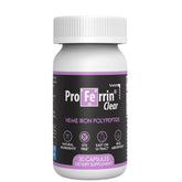 Proferrin frasco frontal mostrando etiqueta clara y beneficios NSF