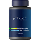 ProHealth frasco frontal con etiquetas claras y garantía de pureza