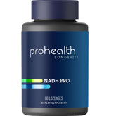 ProHealth envase frontal mostrando 60 pastillas, beneficio de portabilidad