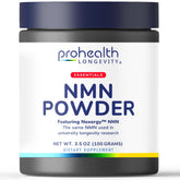 ProHealth envase frontal de NMN Powder mostrando presentación y beneficios