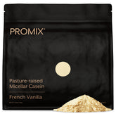 ProMix etiqueta frontal del envase mostrando sabor vainilla y beneficios