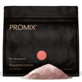 ProMix Nutrition envase frontal fresa-limón mostrando diseño y porciones