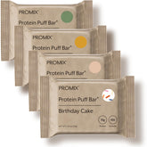ProMix empaque frontal mostrando caja de 12 barras y beneficios nutricionales