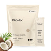 ProMix Nutrition envase frontal mostrando 30 servidos y beneficio hidratación limpia