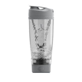 PROMIXX frontal del vaso mostrando diseño y capacidad, portátil y elegante