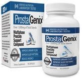 ProstaGenix vista frontal del empaque mostrando 90 cápsulas y beneficios