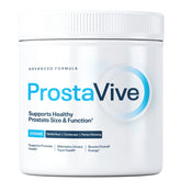 ProstaVive vista frontal del envase, presenta apoyo prostático claro