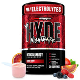 ProSupps tarro frontal Mr. Hyde Nightmare mostrando diseño y marca