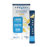 PROTEKT empaque frontal sabor limonada mostrando facilidad de uso