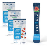 PROTEKT sobre frontal Watermelon mostrando marca y beneficio de hidratación rápida