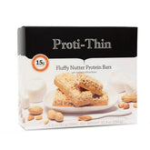 Proti-Thin empaque frontal mostrando diseño y cantidad, ideal para elegir snack saludable