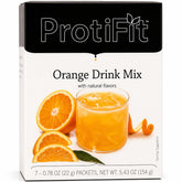 ProtiFit frente del paquete naranja mostrando diseño y beneficios
