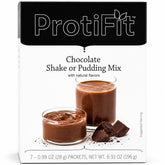 ProtiFit empaque frontal chocolate mostrando conveniencia y sabor