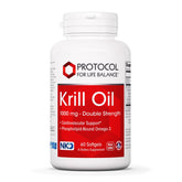 PROTOCOL FOR LIFE BALANCE frasco frontal con 60 softgels, presentación clara y profesional