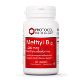 Protocol For Life Balance envase frontal resaltando B12 1000mcg y beneficios