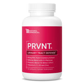 PRVNT envase frontal mostrando beneficio de soporte urinario