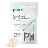 Puori PW1 frente del envase mostrando diseño y beneficio de pureza