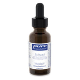 Pure Encapsulations frasco frontal B12 muestra clara y beneficio pureza